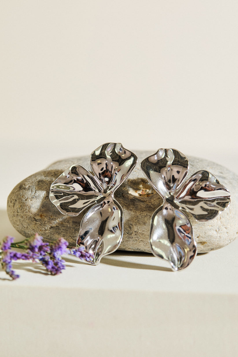 Boucles d'Oreilles MAYA Argentées