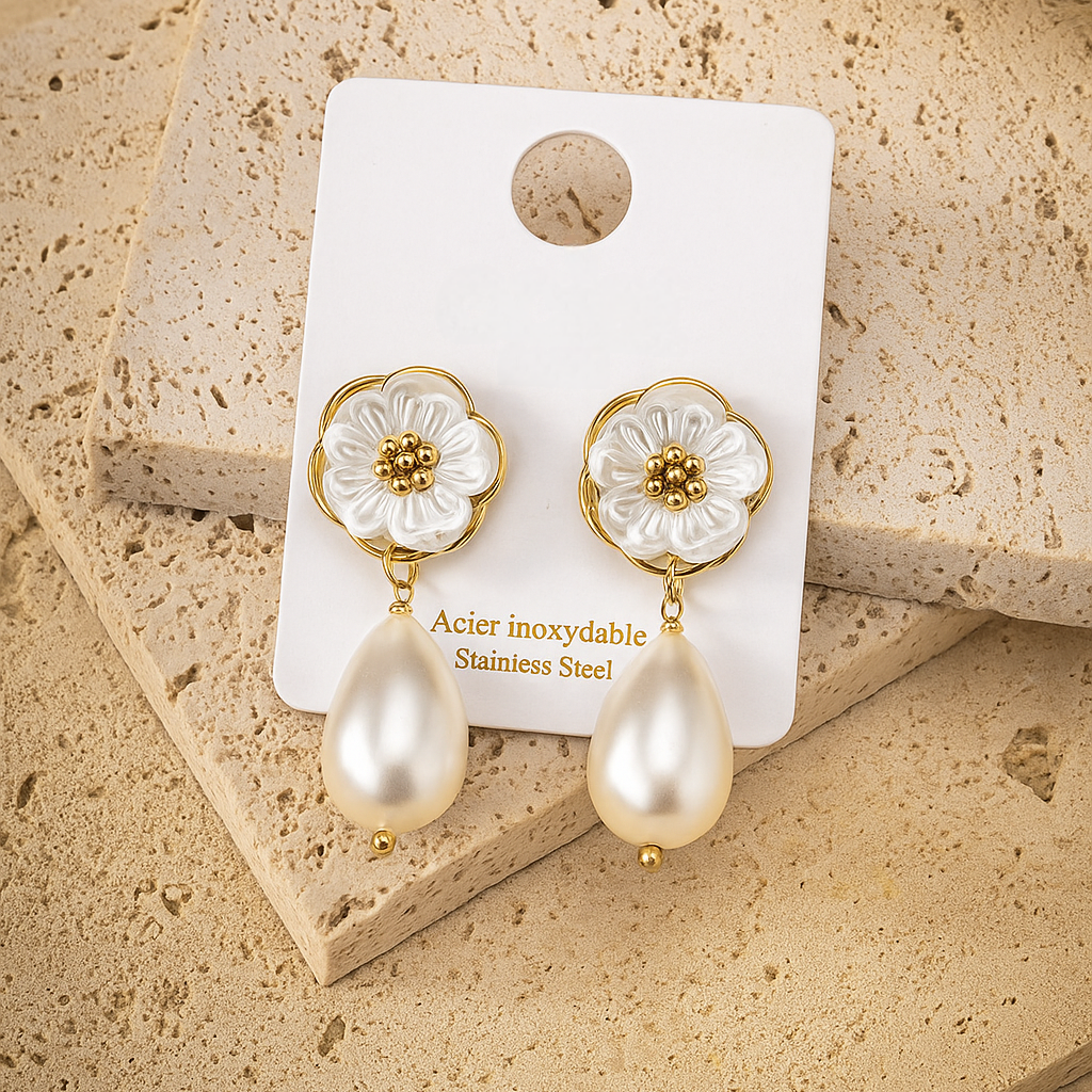 Boucles d'Oreilles PERLA