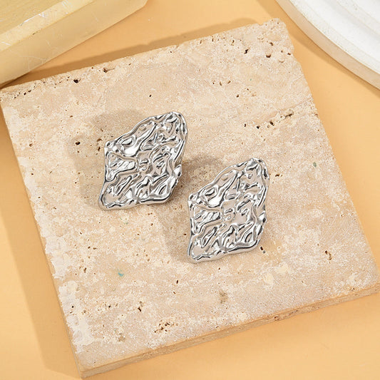 Boucles d'Oreilles AERIS Argentées