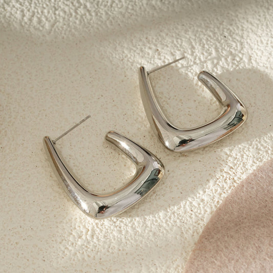 Boucles d'Oreilles VEYRA Argentées